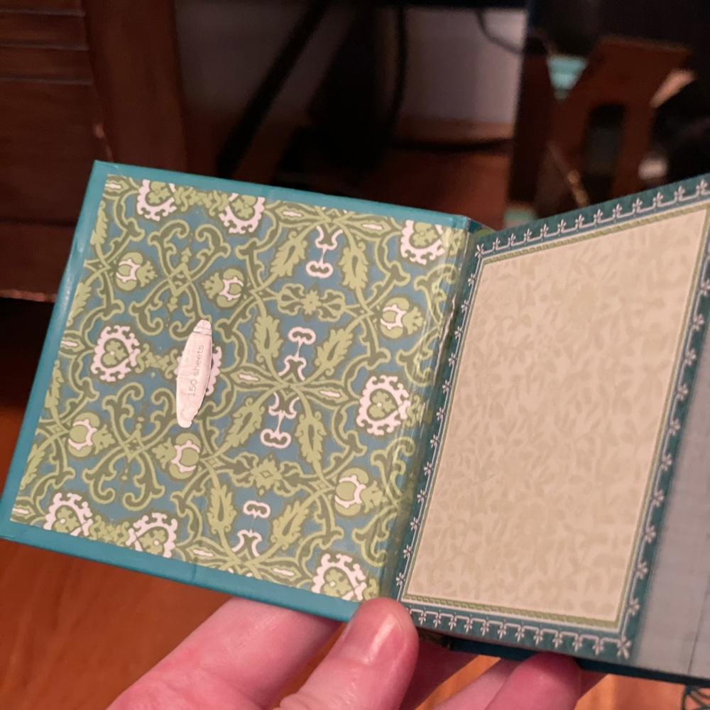 Small Rhinestone Teal Notepad - Picture 7 of 16